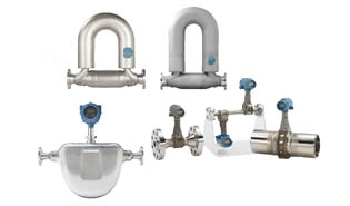 Grouping of flow and density products, Coriolis Flow & Density Meters