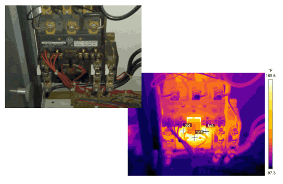 Heat can be an indicator of poor equipment performance, and infrared imaging is a key component of any predictive maintenance program. 